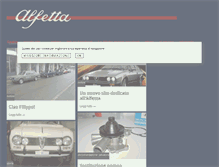 Tablet Screenshot of alfetta.it